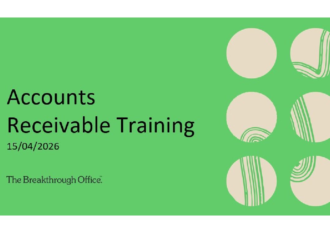 Accounts Receivable Training